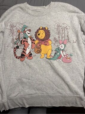 Disney Winnie the Pooh trick or treat sweatshirt size M nwt